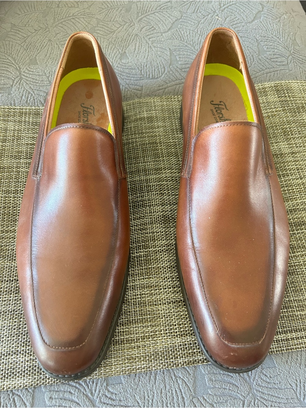 Florsheim Men’s Postino Moc Toe Slip on Shoe size 9.5.  Worn twice